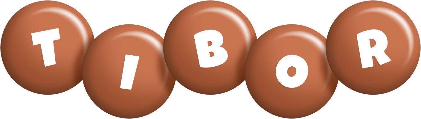Tibor candy-brown logo