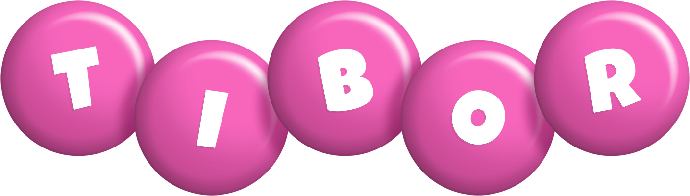 Tibor candy-pink logo
