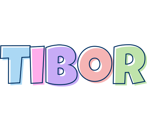 Tibor pastel logo
