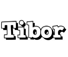 Tibor snowing logo