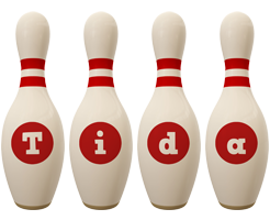 Tida bowling-pin logo