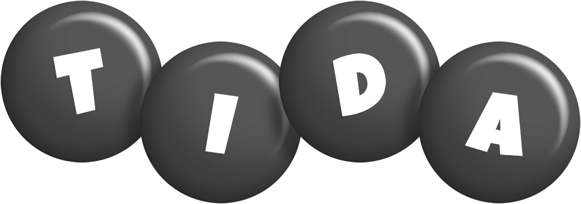 Tida candy-black logo