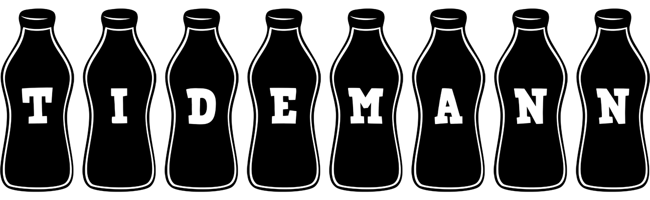 Tidemann bottle logo