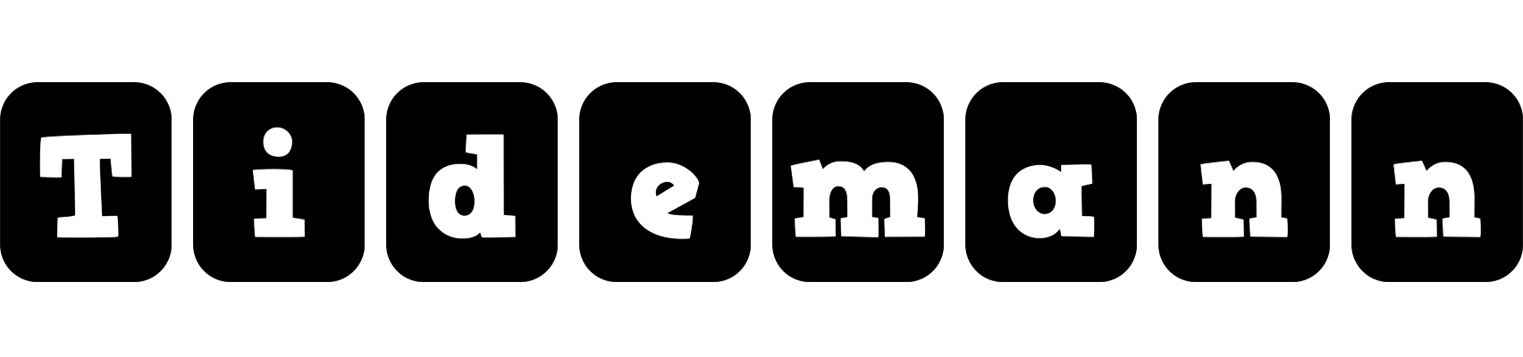 Tidemann box logo