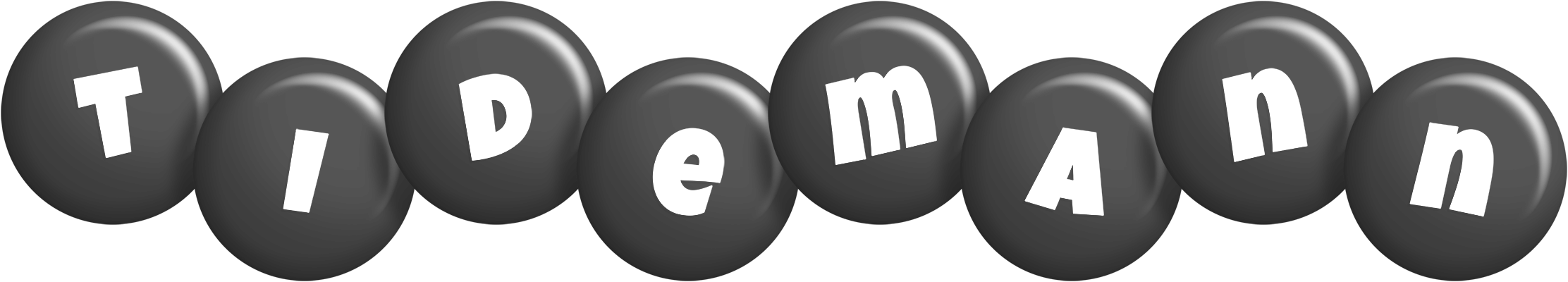 Tidemann candy-black logo