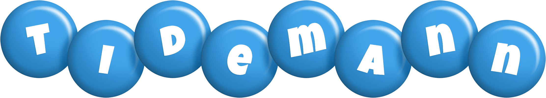 Tidemann candy-blue logo