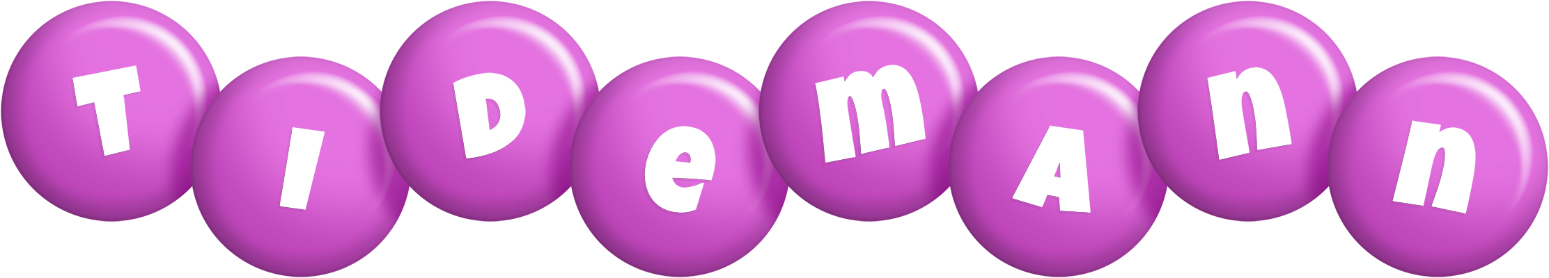 Tidemann candy-purple logo