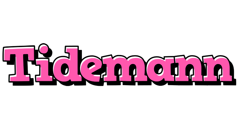 Tidemann girlish logo