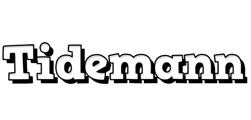 Tidemann snowing logo