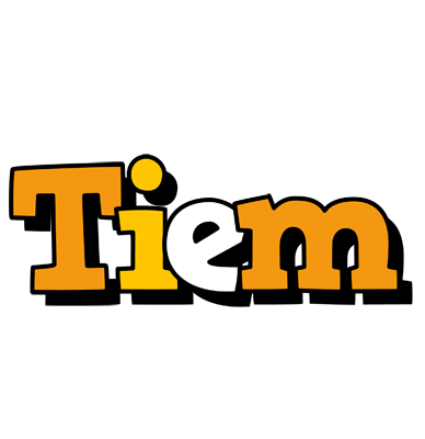 Tiem cartoon logo