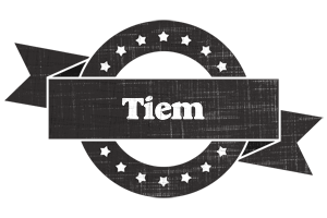 Tiem grunge logo