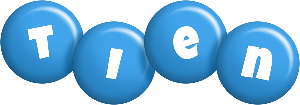 Tien candy-blue logo