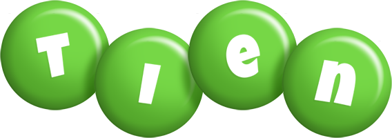 Tien candy-green logo