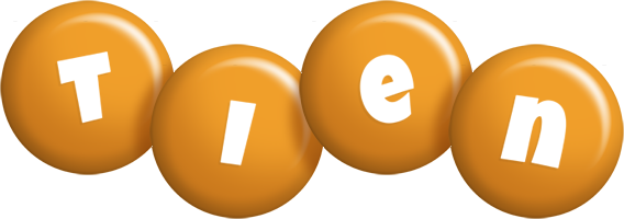 Tien candy-orange logo