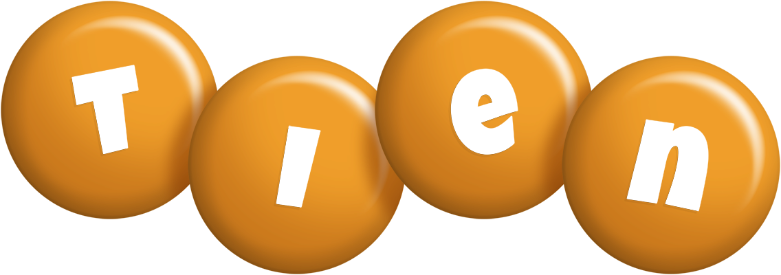 Tien candy-orange logo
