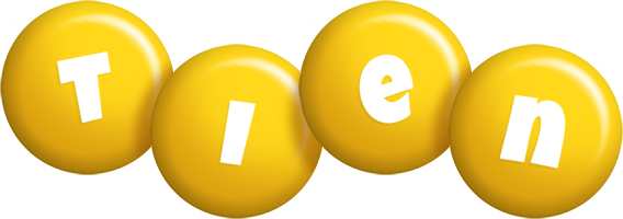 Tien candy-yellow logo