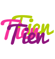 Tien flowers logo