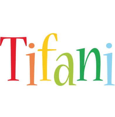 Tifani birthday logo