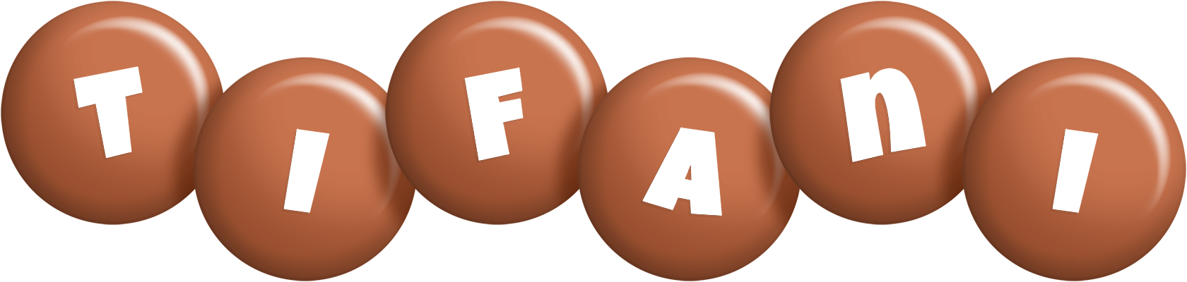 Tifani candy-brown logo