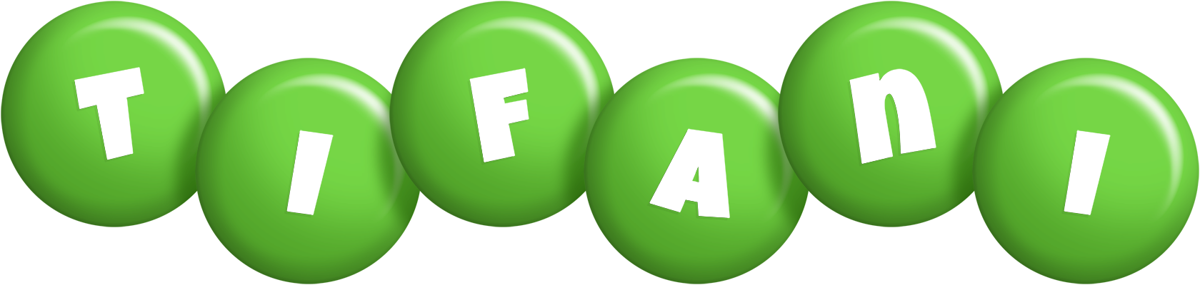 Tifani candy-green logo
