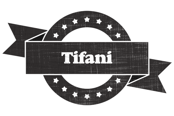 Tifani grunge logo
