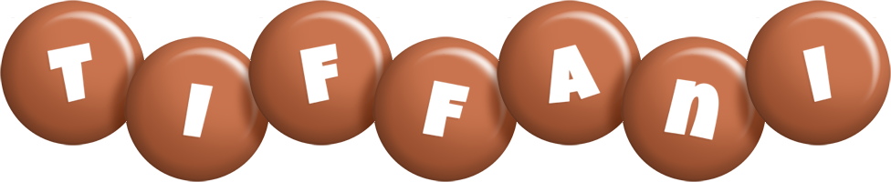 Tiffani candy-brown logo