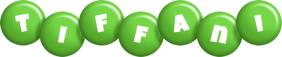 Tiffani candy-green logo