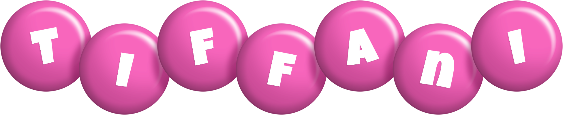 Tiffani candy-pink logo
