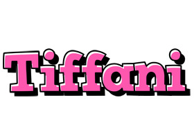 Tiffani girlish logo