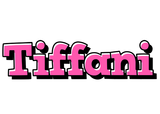 Tiffani girlish logo
