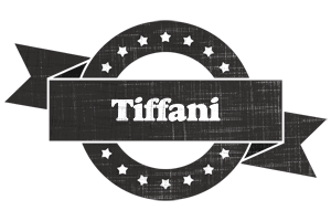 Tiffani grunge logo