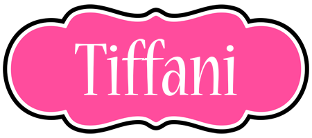 Tiffani invitation logo