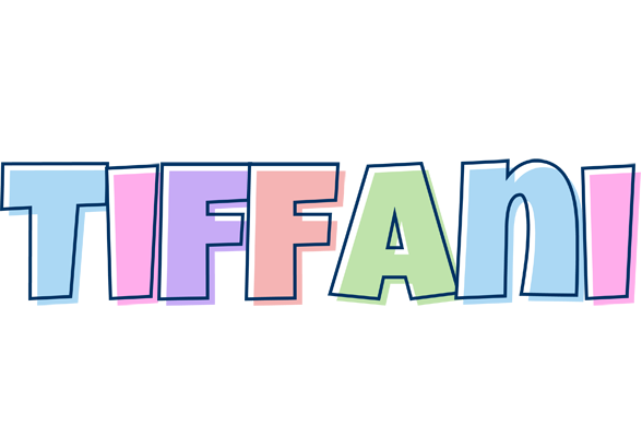 Tiffani pastel logo