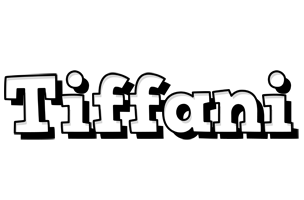 Tiffani snowing logo