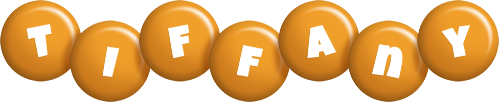 Tiffany candy-orange logo