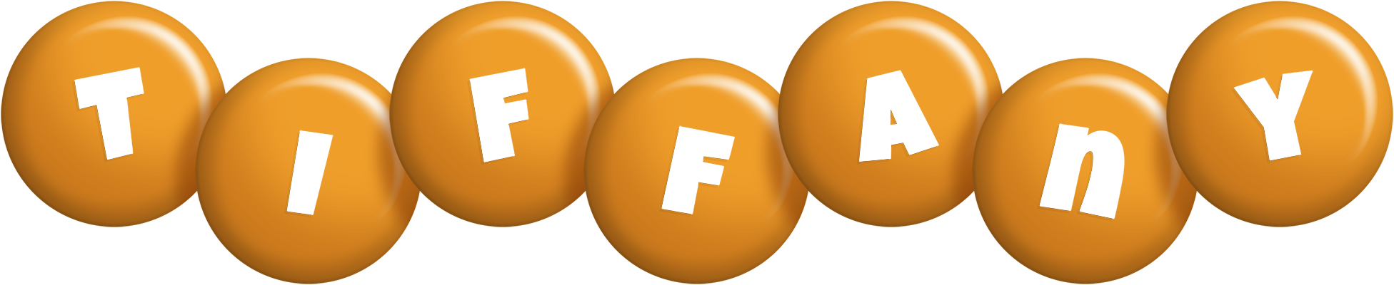 Tiffany candy-orange logo
