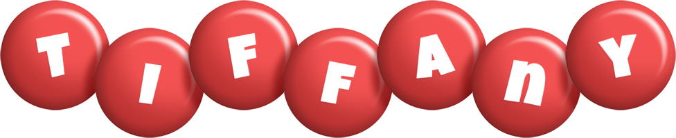 Tiffany candy-red logo