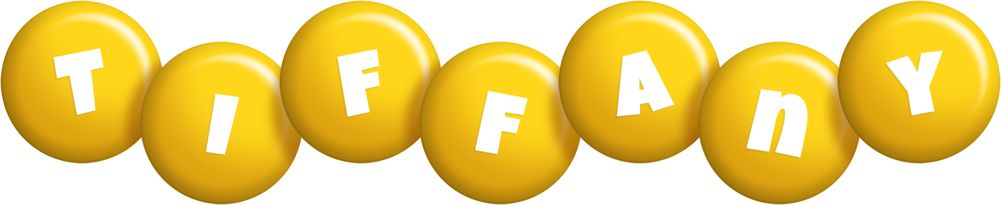 Tiffany candy-yellow logo