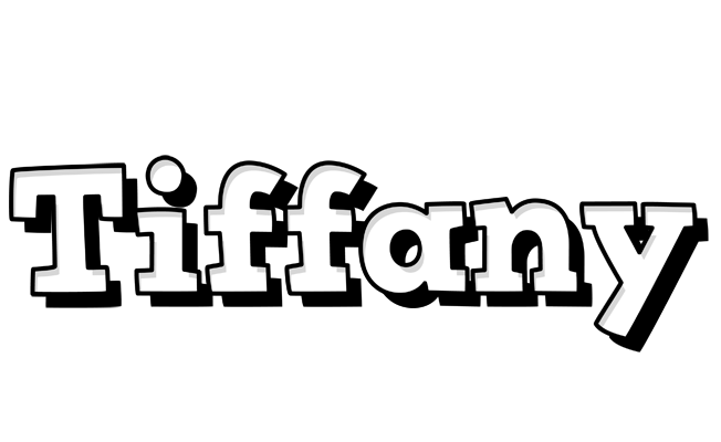 Tiffany snowing logo