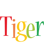 Tiger birthday logo