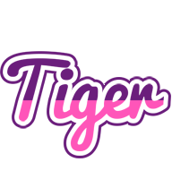 Tiger cheerful logo