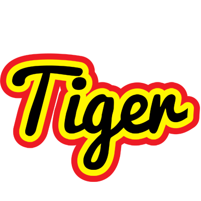 Tiger flaming logo