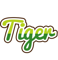 Tiger golfing logo
