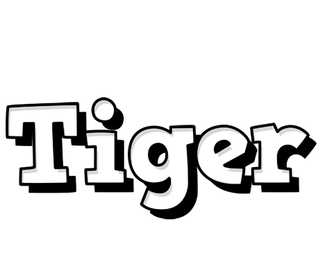 Tiger snowing logo