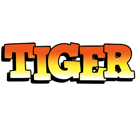 Tiger sunset logo
