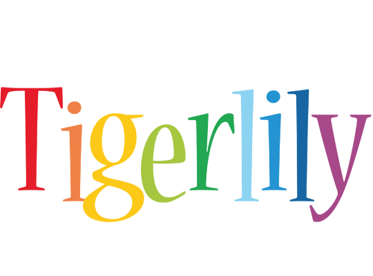Tigerlily birthday logo