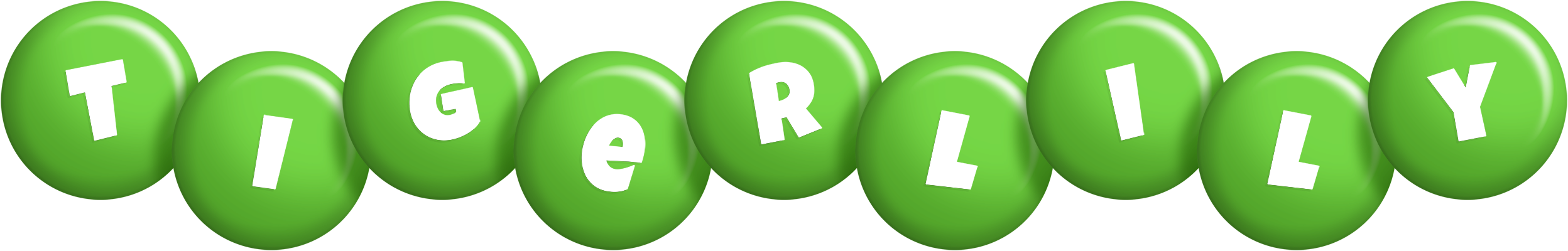 Tigerlily candy-green logo