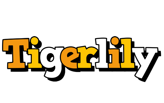 Tigerlily cartoon logo