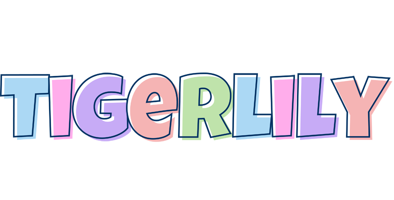 Tigerlily pastel logo