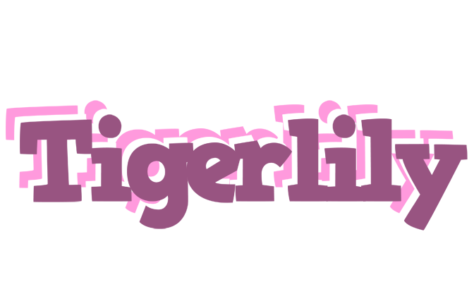 Tigerlily relaxing logo